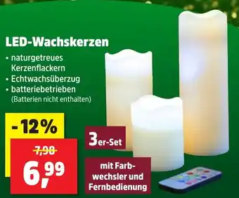 Thomas Philipps LED Wachskerzen 3er-Set Angebot