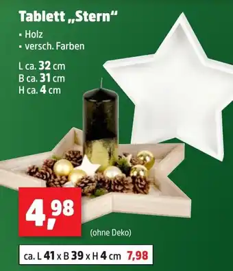 Thomas Philipps Tablett,,Stern" Angebot