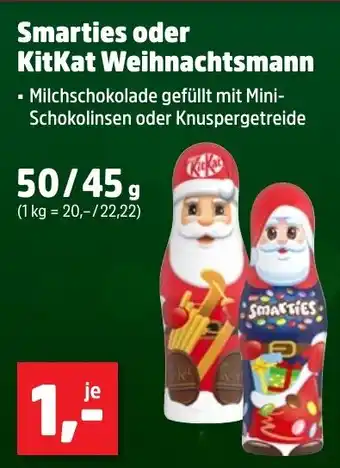 Thomas Philipps Smarties oder KitKat Weihnachtsmann Angebot