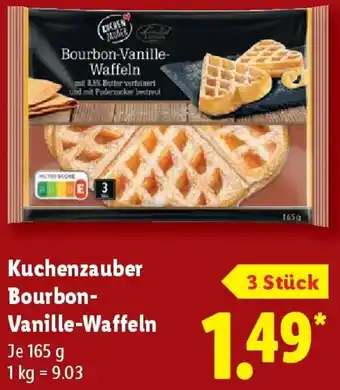 Lidl Kuchenzauber Bourbon Vanille-Waffeln Angebot