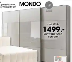 Möbel Martin MONDO Schwebetürenschrank Angebot