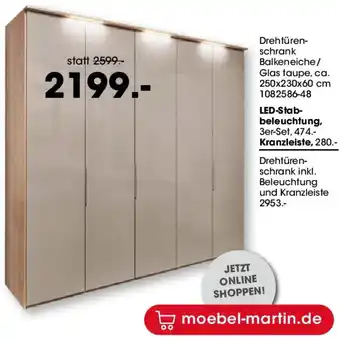 Möbel Martin Drehtürenschrank Angebot