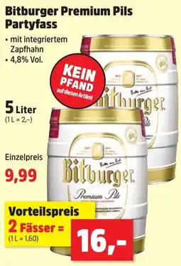 Thomas Philipps Bitburger Premium Pils Partyfass Angebot