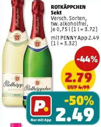 PENNY ROTKÄPPCHEN Sekt Angebot