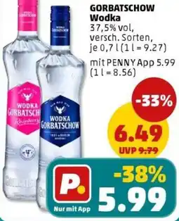 PENNY GORBATSCHOW Wodka Angebot