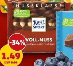 PENNY RITTER SPORT Nuss-/Kakaoklasse Angebot