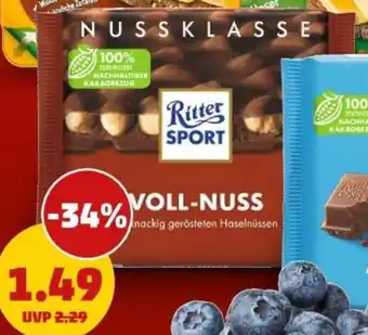 PENNY RITTER SPORT Nuss-/Kakaoklasse Angebot