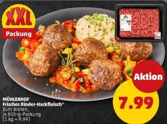 PENNY MÜHLENHOF Frisches Rinder-Hackfleisch Angebot