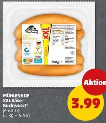 PENNY MÜHLENHOF XXL Käse Bockwurst Angebot