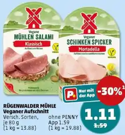 PENNY RÜGENWALDER MÜHLE Veganer Aufschnitt Angebot