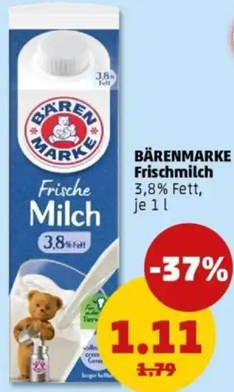 PENNY BÄRENMARKE Frischmilch Angebot