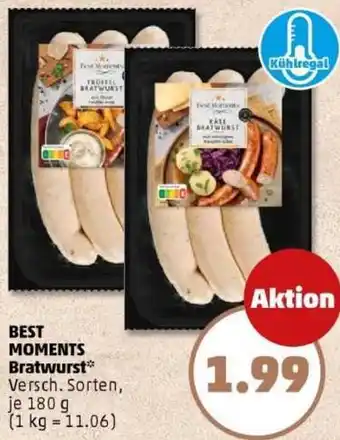 PENNY BEST MOMENTS Bratwurst Angebot