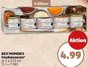 PENNY BEST MOMENTS Fonduesaucen Angebot