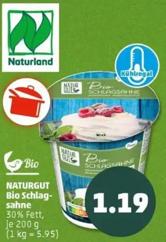 PENNY NATURGUT Bio Schlagsahne Angebot