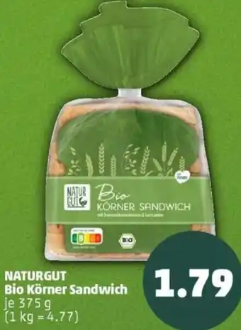 PENNY NATURGUT Bio Körner Sandwich Angebot