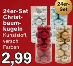 Wiglo Wunderland 24er- Set Christbaumkugeln Angebot