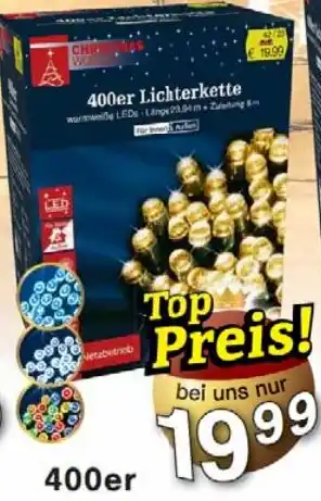 Wiglo Wunderland 400er Lichterkette Angebot
