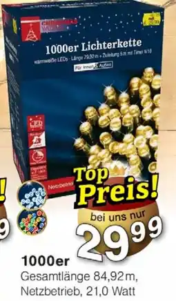 Wiglo Wunderland 1000er Lichterkette Angebot