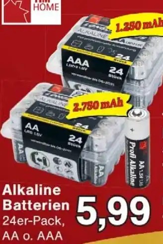 Wiglo Wunderland Alkaline Batterien Angebot