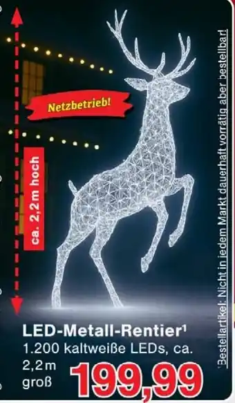 Wiglo Wunderland LED-Metall-Rentier Angebot
