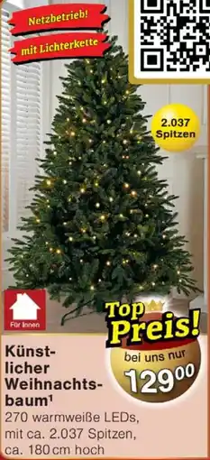 Wiglo Wunderland Künstlicher Weihnachtsbaum Angebot