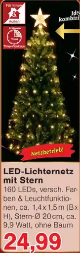 Wiglo Wunderland LED-Lichternetz mit Stern Angebot