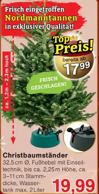 Wiglo Wunderland Christbaumständer Angebot