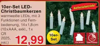Wiglo Wunderland 10er-Set LED Christbaumkerzen Angebot