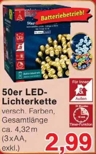 Wiglo Wunderland 50er LED- Lichterkette Angebot