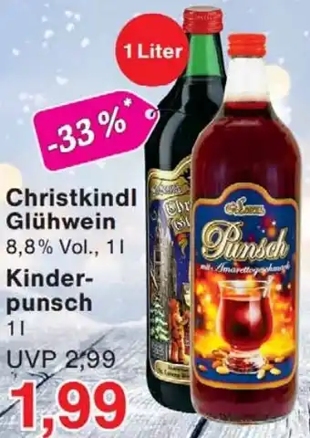 Wiglo Wunderland Christkindl Glühwein Kinderpunsch Angebot