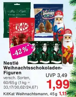 Wiglo Wunderland Nestlé Weihnachtsschokoladen Figuren Angebot
