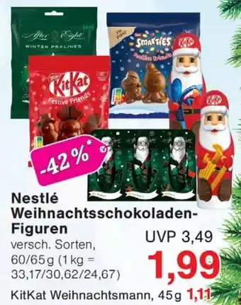 Wiglo Wunderland Nestlé Weihnachtsschokoladen Figuren Angebot