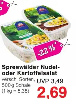 Wiglo Wunderland Spreewälder Nudel oder Kartoffelsalat Angebot