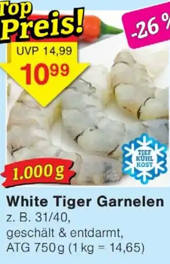 Wiglo Wunderland White Tiger Garnelen Angebot