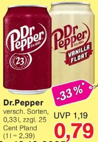 Wiglo Wunderland Dr. Pepper Angebot