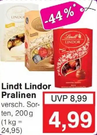 Wiglo Wunderland Lindt Lindor Pralinen Angebot