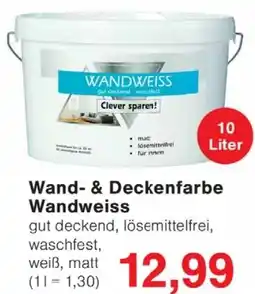 Wiglo Wunderland Wand & Deckenfarbe Wandweiss Angebot