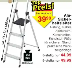 Wiglo Wunderland Alu Sicherheitsleiter Angebot