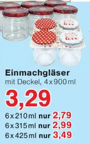 Wiglo Wunderland Einmachgläser Angebot