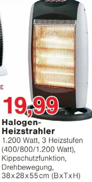 Wiglo Wunderland Halogen Heizstrahler Angebot