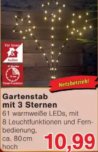 Wiglo Wunderland Gartenstecker Stern Angebot