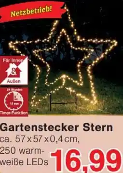 Wiglo Wunderland Gartenstecker Stern Angebot