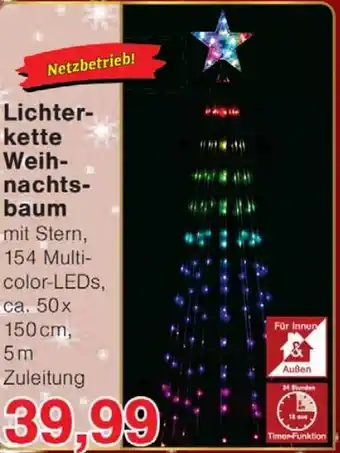 Wiglo Wunderland Lichterkette Weihnachtsbaum Angebot