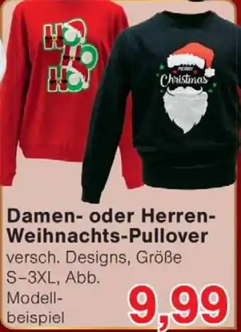 Wiglo Wunderland Damen oder Herren Weihnachts Pullover Angebot