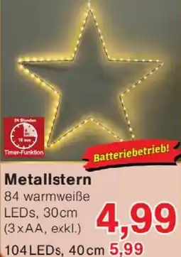 Wiglo Wunderland Metallstern Angebot