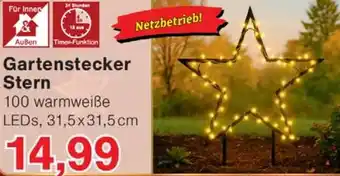 Wiglo Wunderland Gartenstecker Stern Angebot