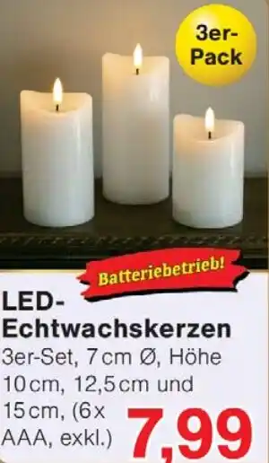 Wiglo Wunderland LED- Echtwachskerzen Angebot