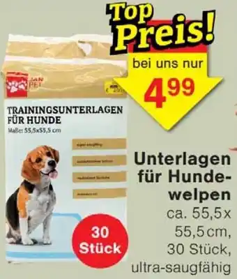 Wiglo Wunderland Unterlagen für Hundewelpen Angebot