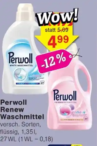 Wiglo Wunderland Perwoll Renew Waschmittel Angebot