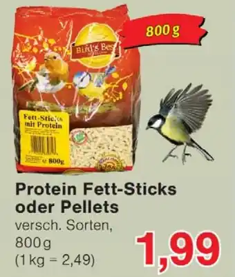 Wiglo Wunderland Protein Fett Sticks oder Pellets Angebot